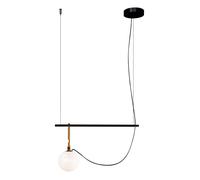 ARTEMIDE lampe à suspension NH S1 14 (LED - verre soufflé et laiton)