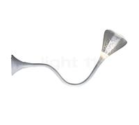 ARTEMIDE lampe murale applique ou lampe de plafond plafonnier PIPE (Blanc translucide - Polycarbonate, acier, silicone)