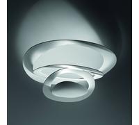 Artemide Plafonnier design Pirce Mini, dimmable, blanc, Chambre à coucher, Aluminium, Design, Plafonnier