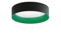 Artemide Tagora Plafonnier LED noir/vert - ø97 cm Ce luminaire comporte des modules à LED prémontés de classes énergétiques A A++, A+, A