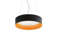 Artemide Tagora Suspension LED noir/orange - ø97 cm Ce luminaire comporte des modules à LED prémontés de classes énergétiques A A++, A+, A