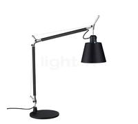 Artemide Tolomeo Basculante Tavolo All-Black noir - avec base de table - exklusivedition light11