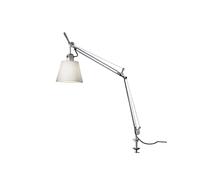 Artemide Tolomeo Basculante Tavolo avec étau Klemmleuchte, Satin