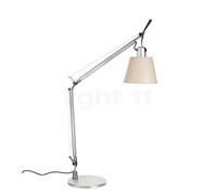 Artemide Tolomeo Basculante Tavolo parchemin - avec pied de lampe