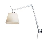 Artemide Tolomeo Mega Parete Wand-/Bogenleuchte, interrupteur, parchemin, ⌀ 42cm