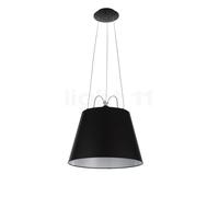 Artemide Tolomeo Mega Sospensione châssis noir/abat-jour noir - ø42 cm , Vente d'entrepôt, neuf, emballage d'origine