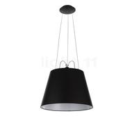 Artemide Tolomeo Mega Sospensione châssis noir/abat-jour noir - ø52 cm , Vente d'entrepôt, neuf, emballage d'origine
