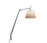 Artemide Tolomeo Mega Tavolo LED châssis aluminium/abat-jour parchemin - ø36 cm - variateur sur cordon Ce luminaire comporte des modules à LED prémontés de classes énergétiques A A