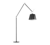 Artemide Tolomeo Mega Terra LED Black Edition Steh-/Bogenleuchte, 3000K, variateur sensoriel, ⌀ 32cm