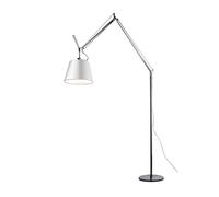 Artemide Tolomeo Mega Terra LED Satin Steh-/Bogenleuchte, 3000K, variateur sensoriel, ⌀ 32cm