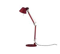 Artemide Lampe de table Tolomeo Micro rouge avec pied de lampe