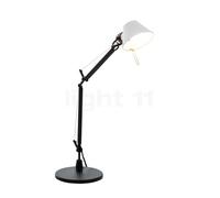Artemide Tolomeo Micro Tavolo blanc/noir - avec pied de lampe