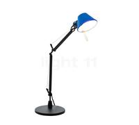 Artemide Tolomeo Micro Tavolo bleu/noir - avec pied de lampe