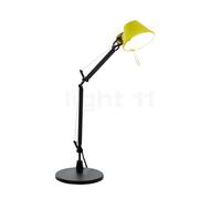 Artemide Tolomeo Micro Tavolo jaune/noir - avec pied de lampe