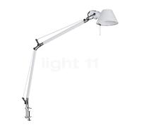 Artemide Tolomeo Tavolo blanc - avec pince de table