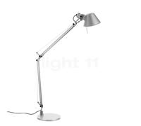 Artemide Tolomeo Tavolo LED aluminium - avec pied de lampe - 3.000 K - avec détecteur de présence Ce luminaire comporte des modules à LED prémontés de classes énergétiques A A++, A+, A