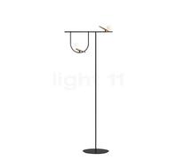 ARTEMIDE lampadaire YANZI (Laiton - verre soufflé et acier)