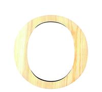 Artemio 11,5 cm Bois Lettre O en majuscules, de couleur Beige