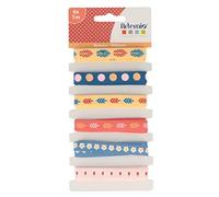 Artemio 11005319 Ruban Imprimé Multicolore 1 cm x 1 m