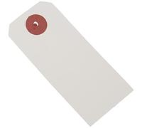 Artemio 11006410 50 étiquettes Blanches avec Fil métallique, Blanc