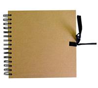 Artemio 11009019 Album en Kraft avec Spirale, 20 x 20 cm Beige