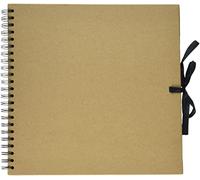 Artemio 11010014 Album à Spirales pour Scrapbooking en Kraft, Beige, 30 cm x 30 cm