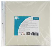 Pochettes Transparentes - ARTEMIO - 30,5 x 30,5 cm - 30 Feuilles - Sans Acide - 3 Trous