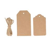 Artemio Étiquettes Classiques Kraft Papier Multicolore 8 x 1,5 x 13 cm - Set de 12