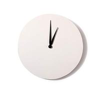 Artemio 14001239 Horloge Ronde 30 cm diamètre, Blanc