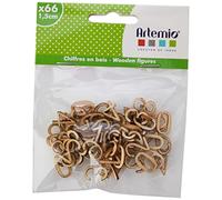 Artemio Chiffre en bois 14001423 Multicolore 9,5 x 1 x 12 cm