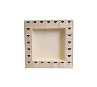 Artemio 14001541 Calendrier de l'avent en Bois, 39 x 39,5 x 6,5 cm