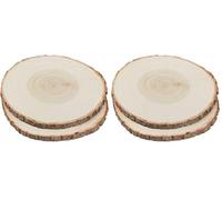 Artemio 14002615 Disque tranché en Bois (peuplier) 17-20cm 2 pièces, Beige, 17-20 cm (Lot de 2)