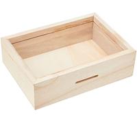 Artemio 14002997 Tirelire cagnotte Voyage en Bois à décorer-17 x 12 x 5 cm, Beige, 17 x 12 x 5 14002997