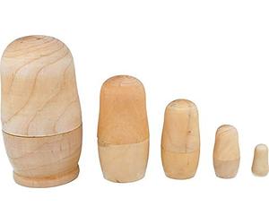 Artemio 14003068 Poupées Russes Bois 5Pcs