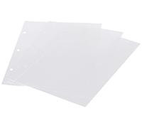 Artemio 18001005 6 Pochettes recharges pour farde de Rangement pour tampons Transparents 18001002, Plastique, Multicolore, 16X24cm
