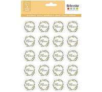 Artemio 3 autocollants Merci Gold