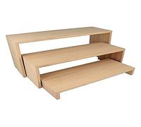 Artemio Présentoir Nesting 3 étagères gigognes Bois Beige 35–29 cm