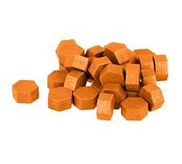 Artemio 30 g Perles Cire Hexagonales Orange Foncé