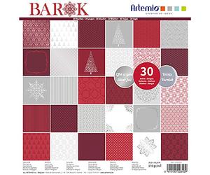 Artemio 30 Sheet Pad 170G + Gloss + Silver Foil Barok