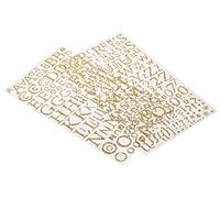 Artemio 300 Lettres De L'alphabet Adhésives Paillettées Dorees