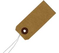 Artemio 50 Étiquettes "Kraft" Avec Fil Métallique - Artémio