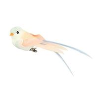 Artemio 6 Oiseaux à Plumes décoratifs - Couleurs Pastel