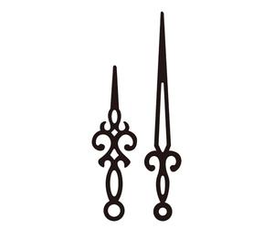 Artémio Aiguilles pour Horloge Rétro 10 et 7,5 cm