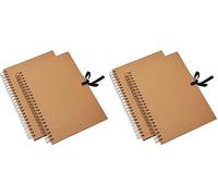 Artemio Album Photo pour Scrapbooking à Spirales A4 Kraft 23,5 x 3 x 30,5 cm (Lot de 2)