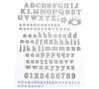 Artemio Tampon transparent Alphabet Maj 10mm Min 7mm Incolore G