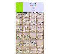 Artemio Alphabet en Bois Lettres majuscules Plateau, Brown