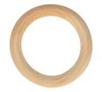 3 anneaux en bois 7 cm - Artemio Beige G