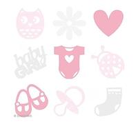 Artemio Bébé Fille Set de 45 Mini Silhouettes, Autre, Multicolore, 9 x 1 x 9 cm 13070138