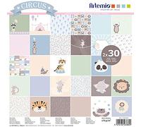 Artemio Bloc 60 Sheets 170 g Cirque 11002539 Multicolore