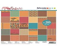 Artemio Bloc 60 Sheets 170G Safari Multicolore